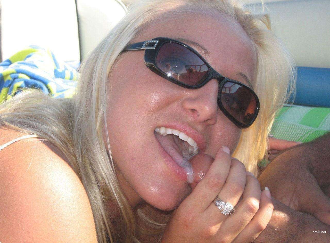 Hot Babes Covered in Cum: Amateur Porn Photos