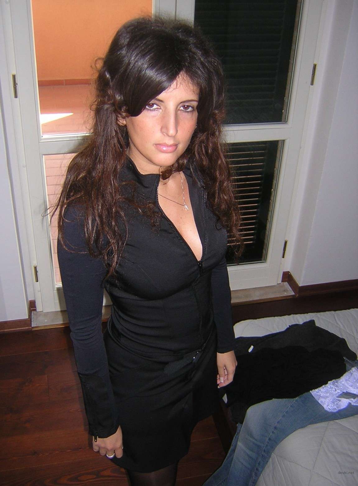 Amateur Woman with Hairy Pussy Sucking Cock: Explicit Porn Photo