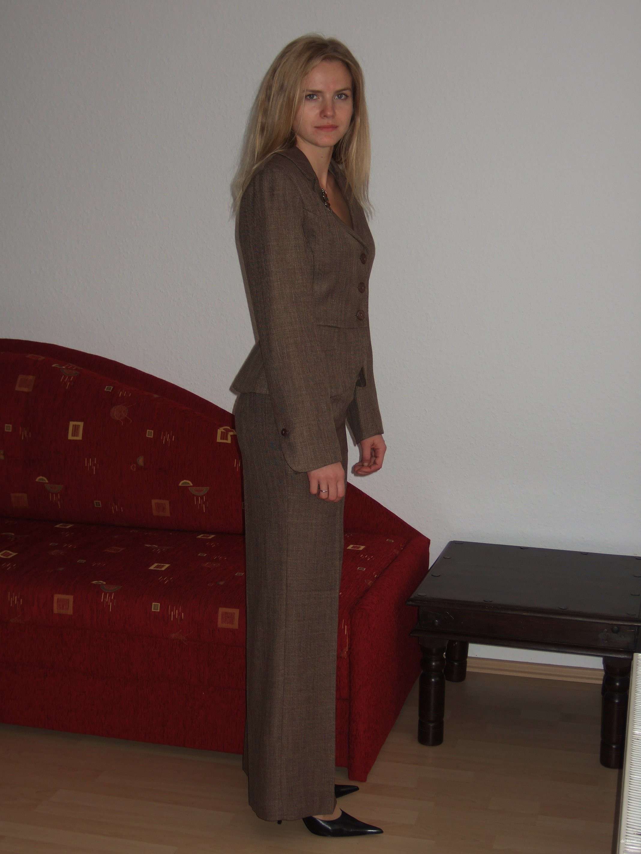 Wife Exposes Pussy and Sucks Cock - Explicit Amateur Porn Photo