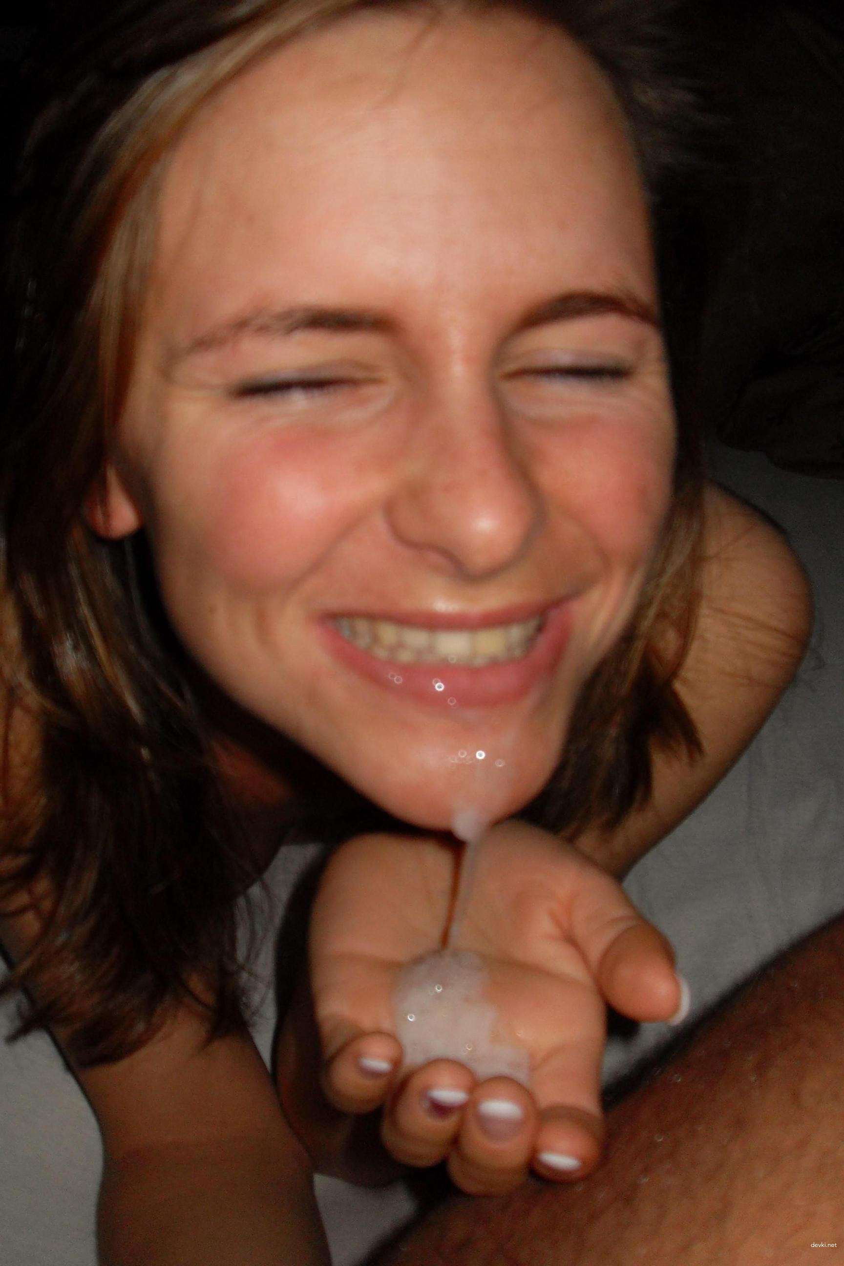 Hot Babes Covered in Cum - Amateur Facial Compilation