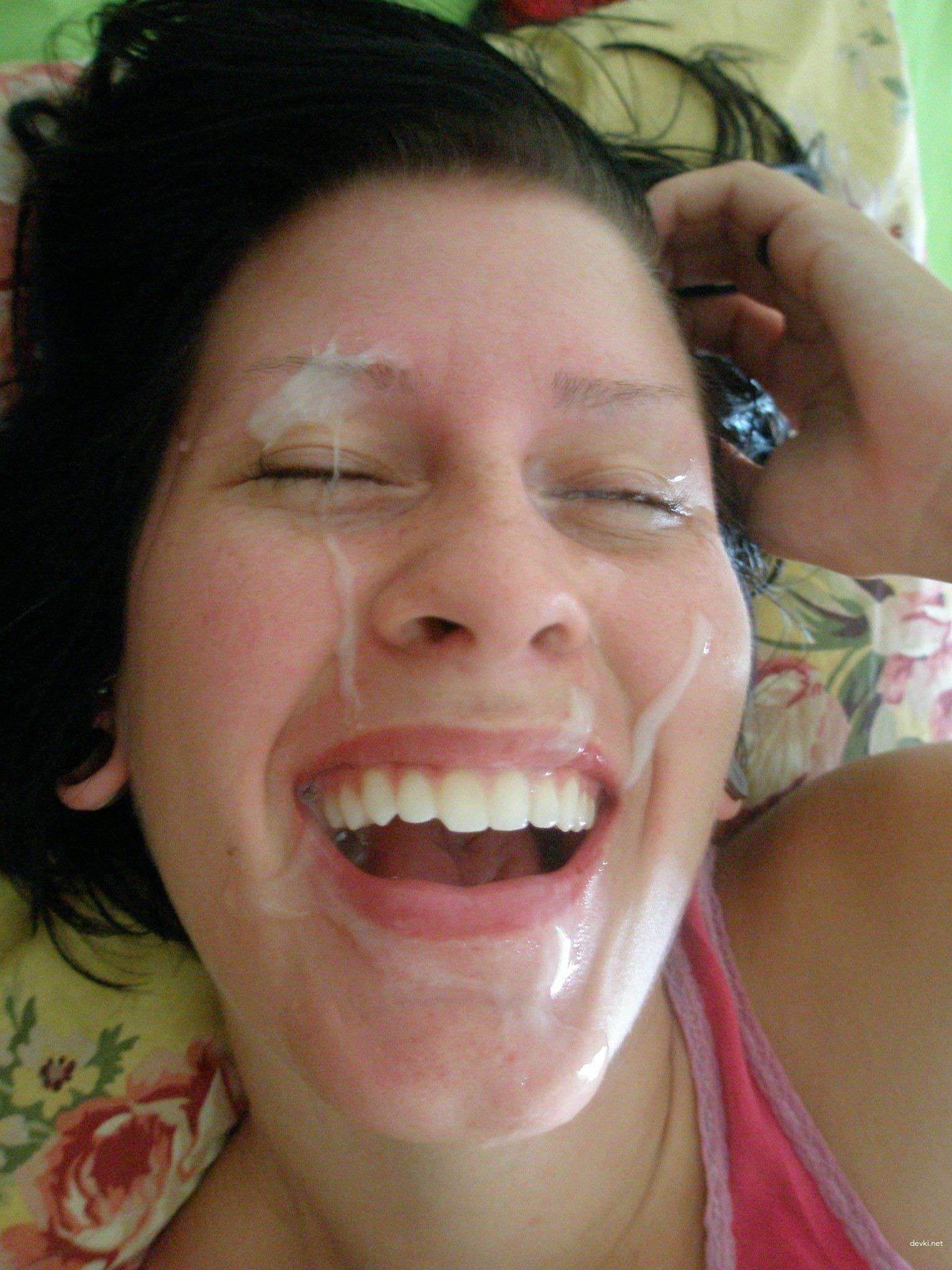 Hot Babes Covered in Cum - Amateur Facial Compilation