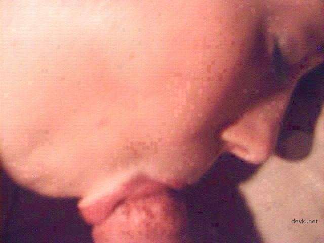 Fiery Redhead Babe Deepthroats Cock - Amateur Porn Photo