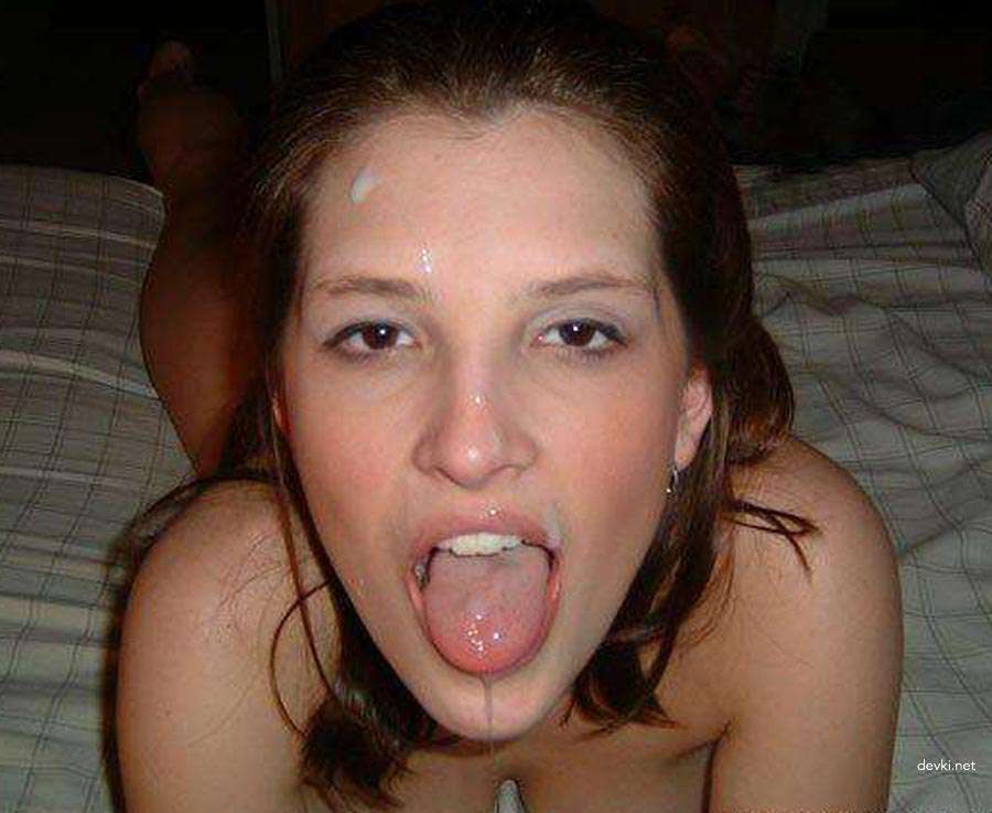 Hot naked girls covered in cum - Explicit amateur porn photos