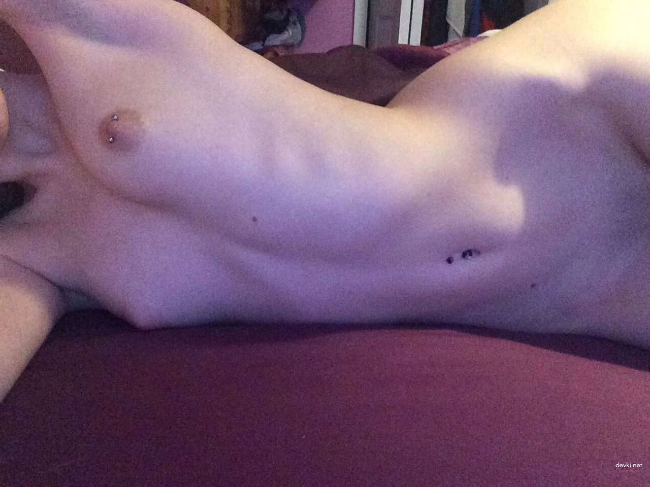 Explicit Amateur Nude Photoshoot of Cute Student - Naked Russian Girl Poses Boldly