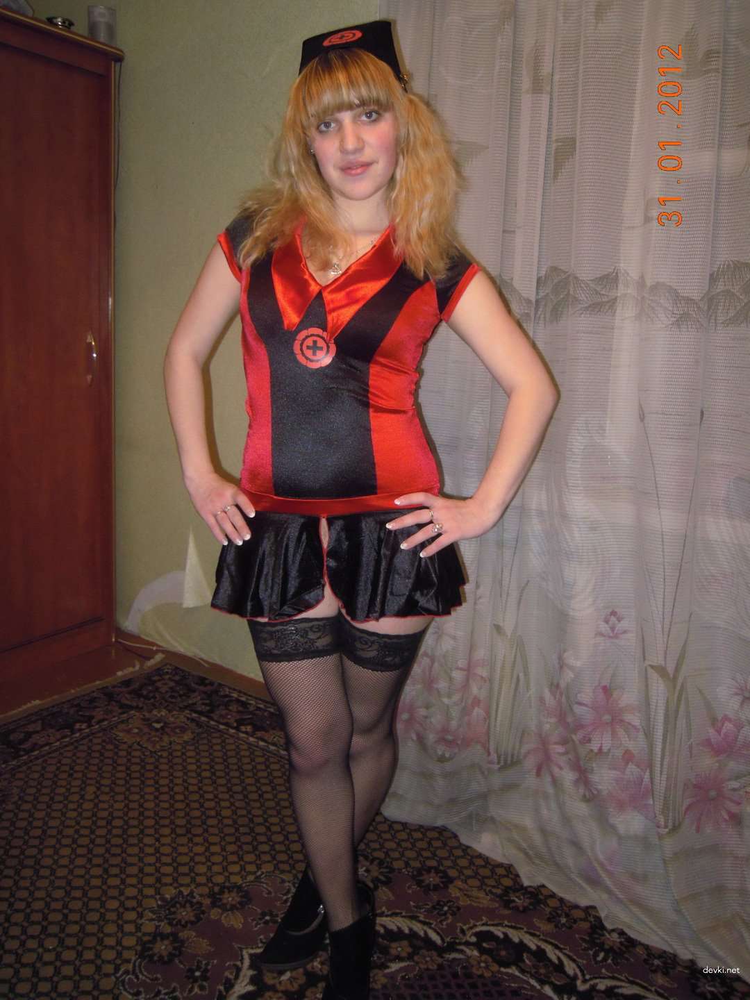 Russian Blonde Gets Fucked by Boyfriend - Amateur Porn Photo