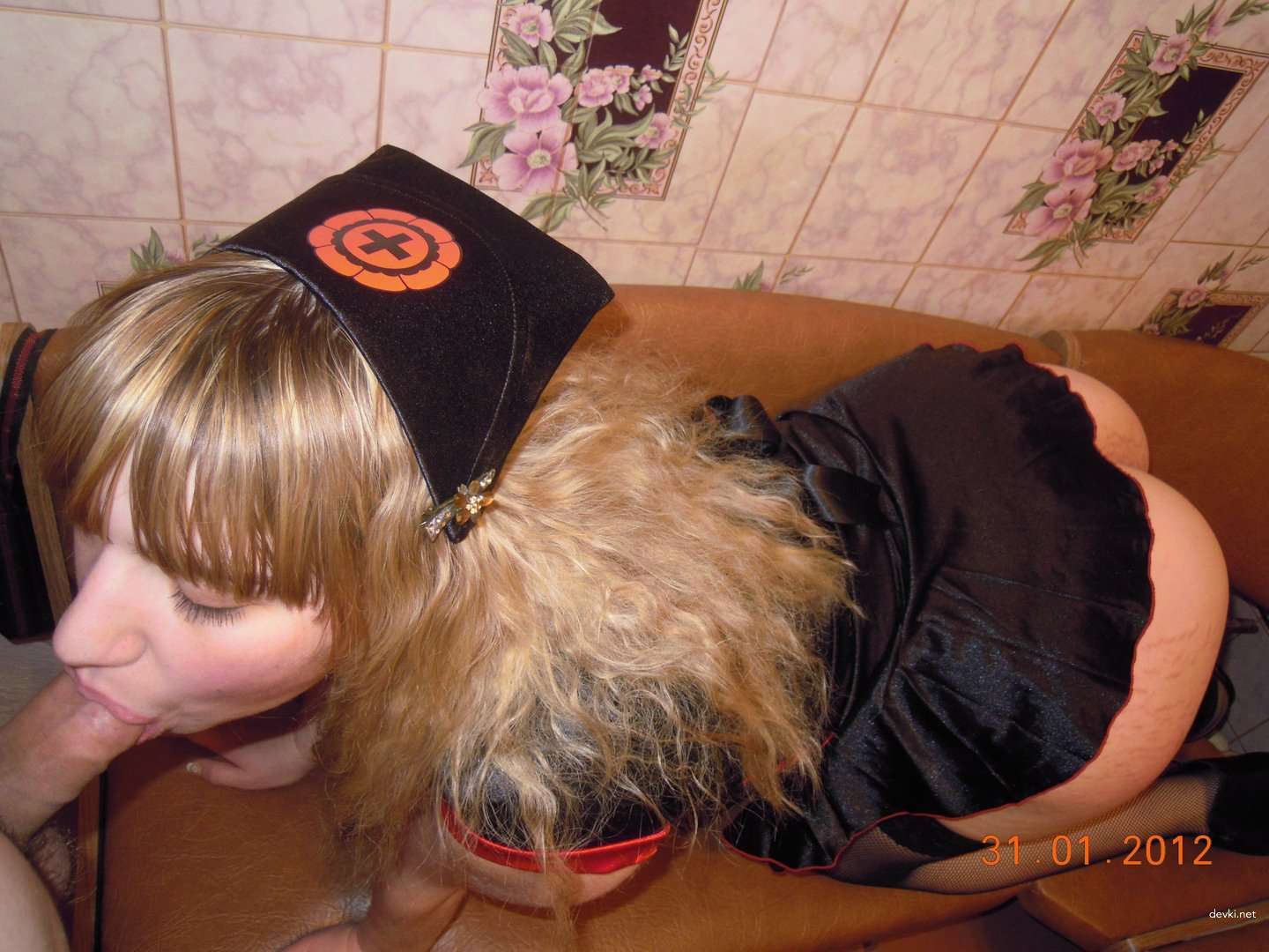 Russian Blonde Gets Fucked by Boyfriend - Amateur Porn Photo