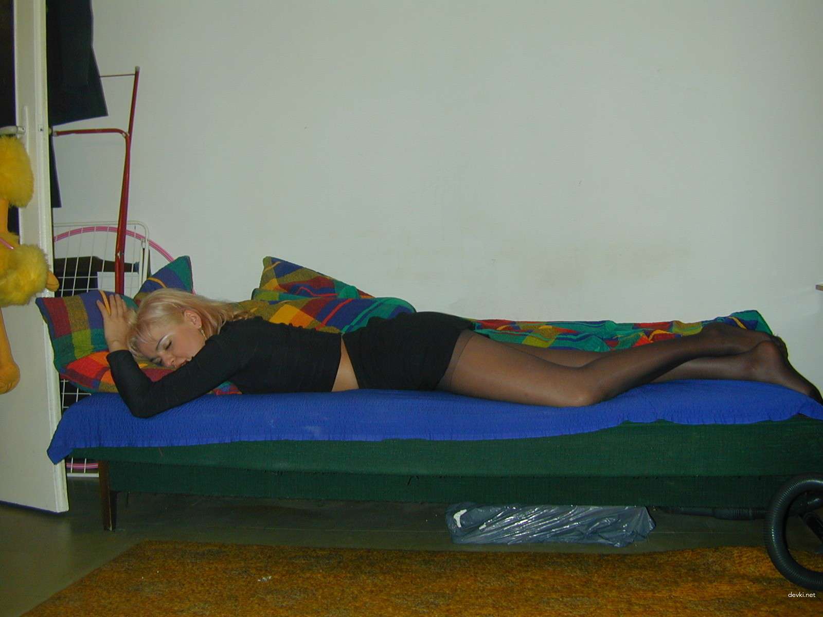 Amateur Busty Blonde Relaxing - Explicit Vacation Boobs Pic