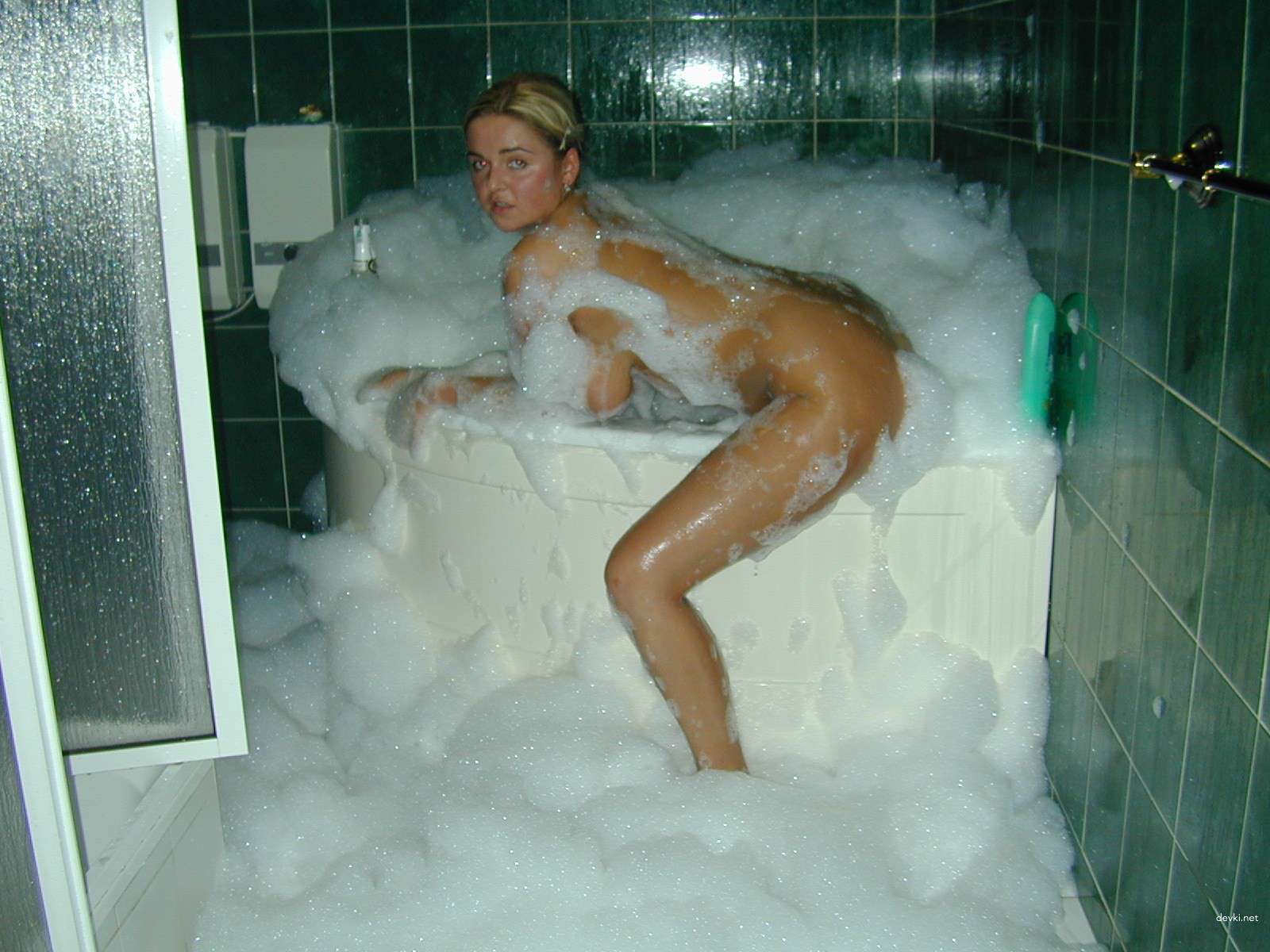 Amateur Busty Blonde Relaxing - Explicit Vacation Boobs Pic