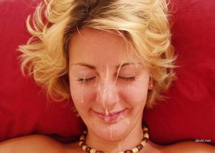 Hot Amateur Girls Covered in Cum - Explicit Facial Porn Photos