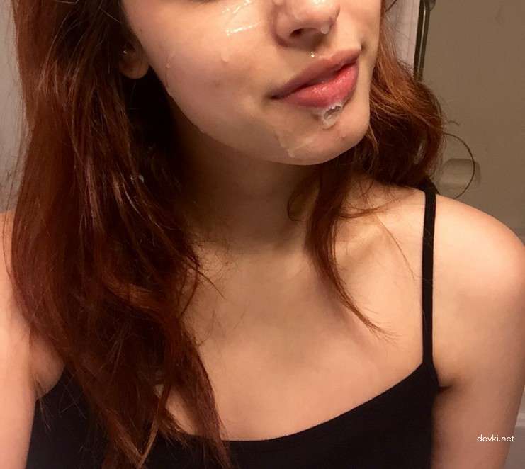 Hot Amateur Girls Covered in Cum - Explicit Facial Porn Photos