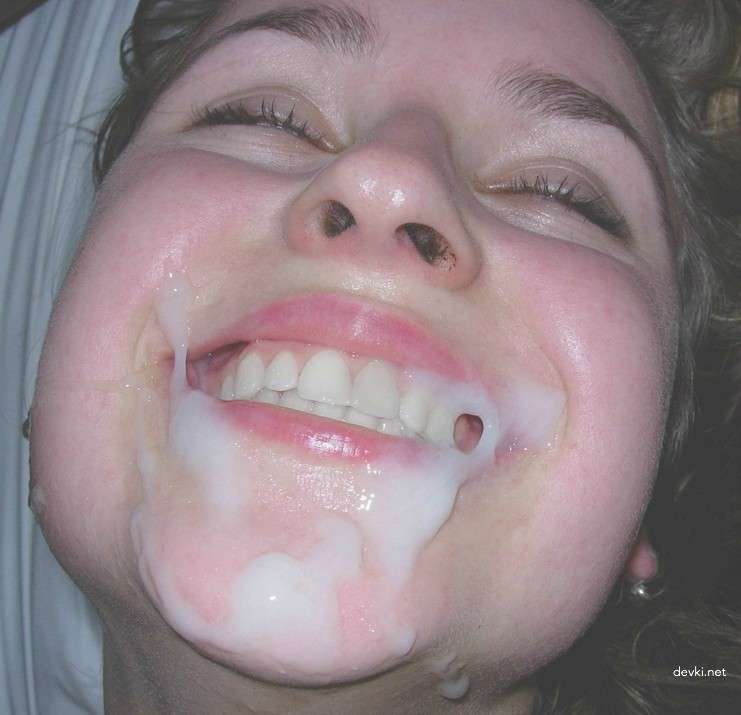 Hot Amateur Girls Covered in Cum - Explicit Facial Porn Photos