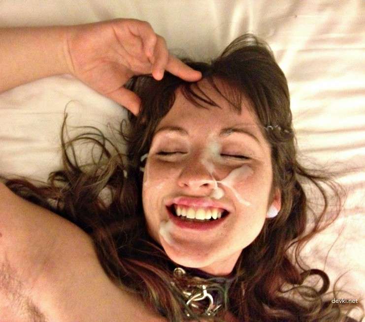 Hot Amateur Girls Covered in Cum - Explicit Facial Porn Photos
