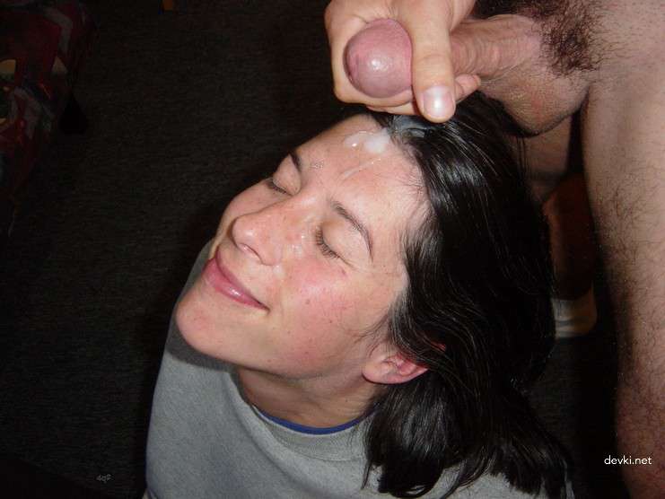 Hot Amateur Girls Covered in Cum - Explicit Facial Porn Photos
