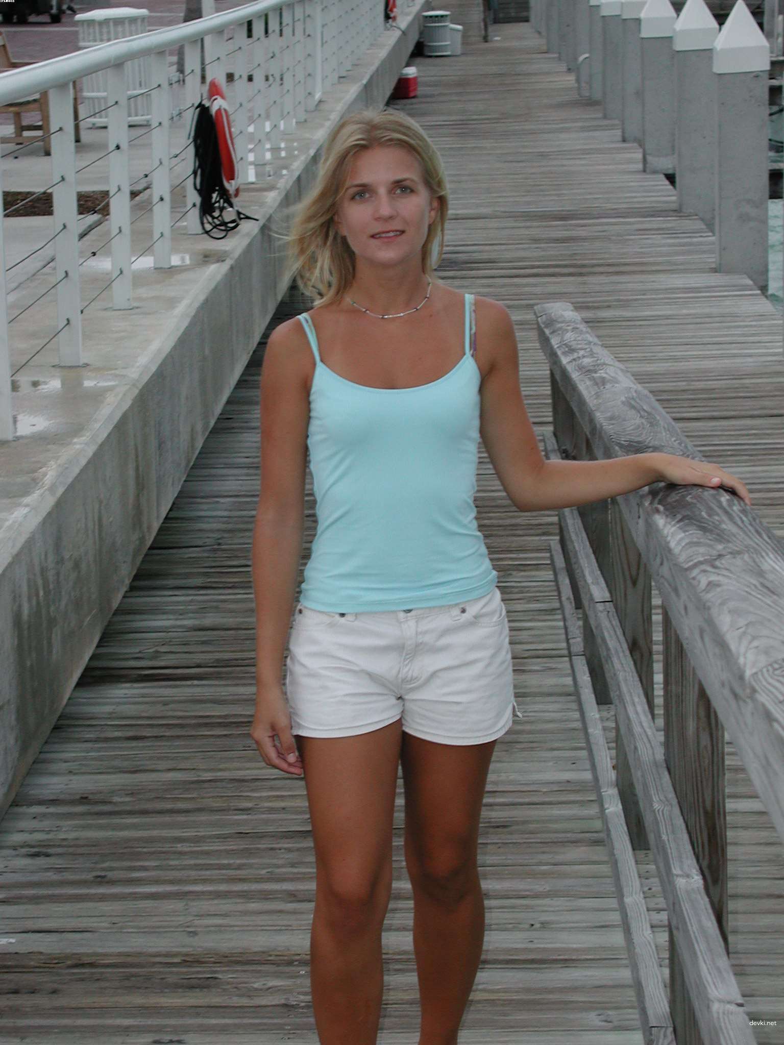 Blonde Babe on Yacht: Amateur Porn Photo with Explicit Content