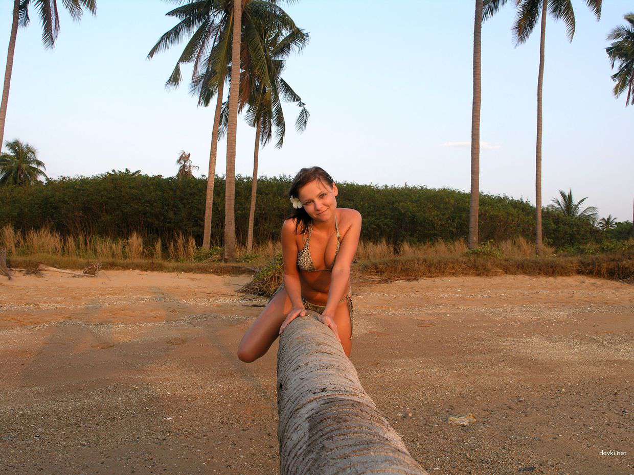 Sexy Bikini Amateur Girl: Hot and Steamy Beach Photo