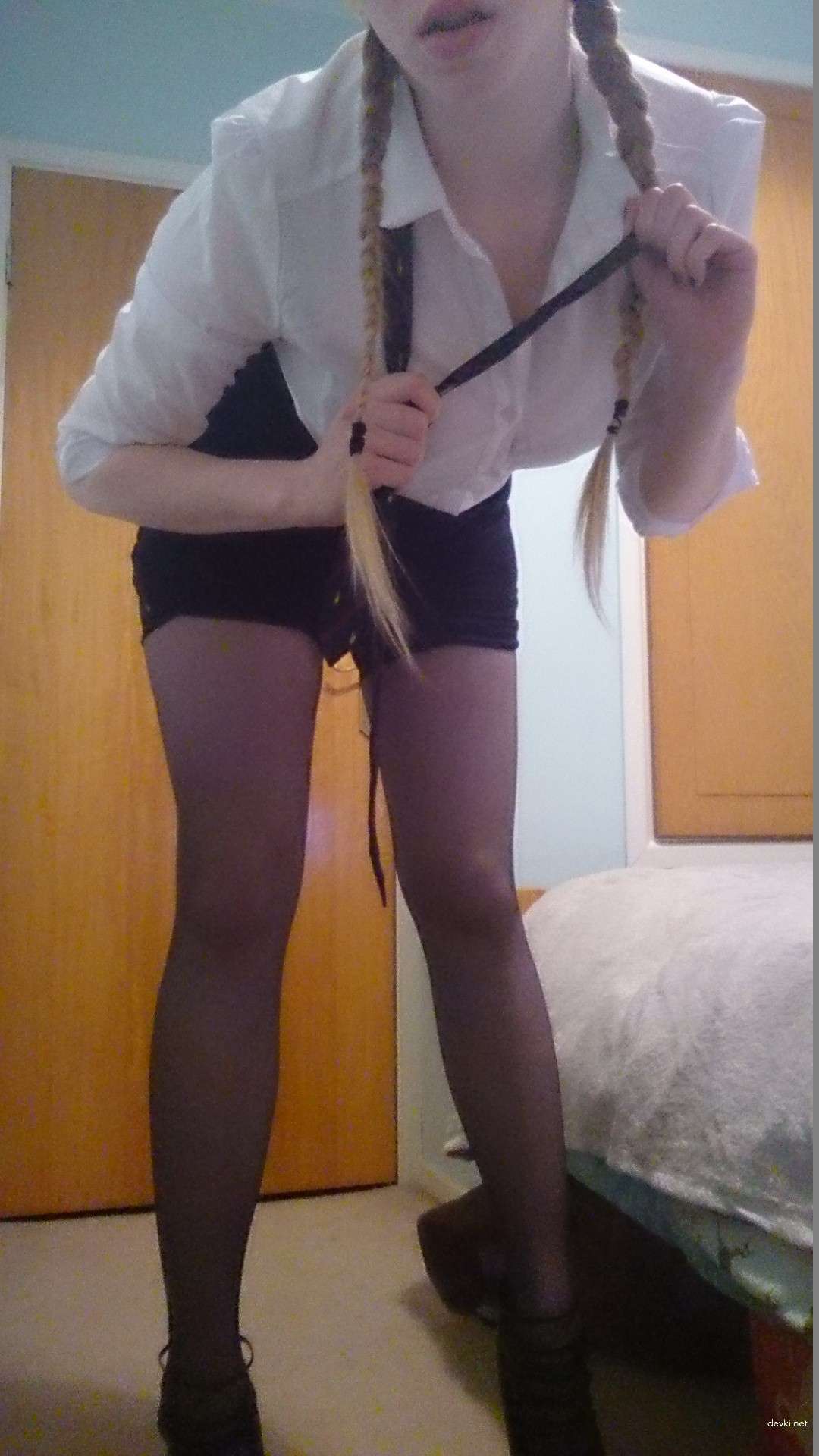 Blonde Amateur Striptease Part 5: Explicit XXX Photos