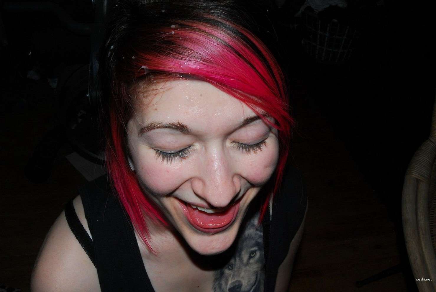 Emo Girl Deepthroats in Explicit Amateur Blowjob