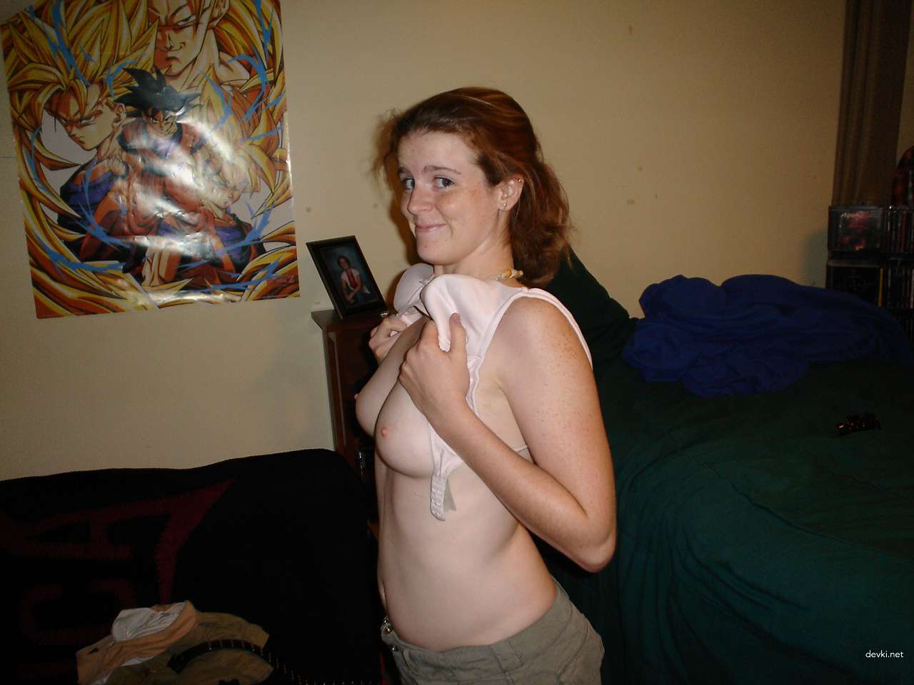 Nude Freckled Amateur Exposed in Explicit Porn Pics