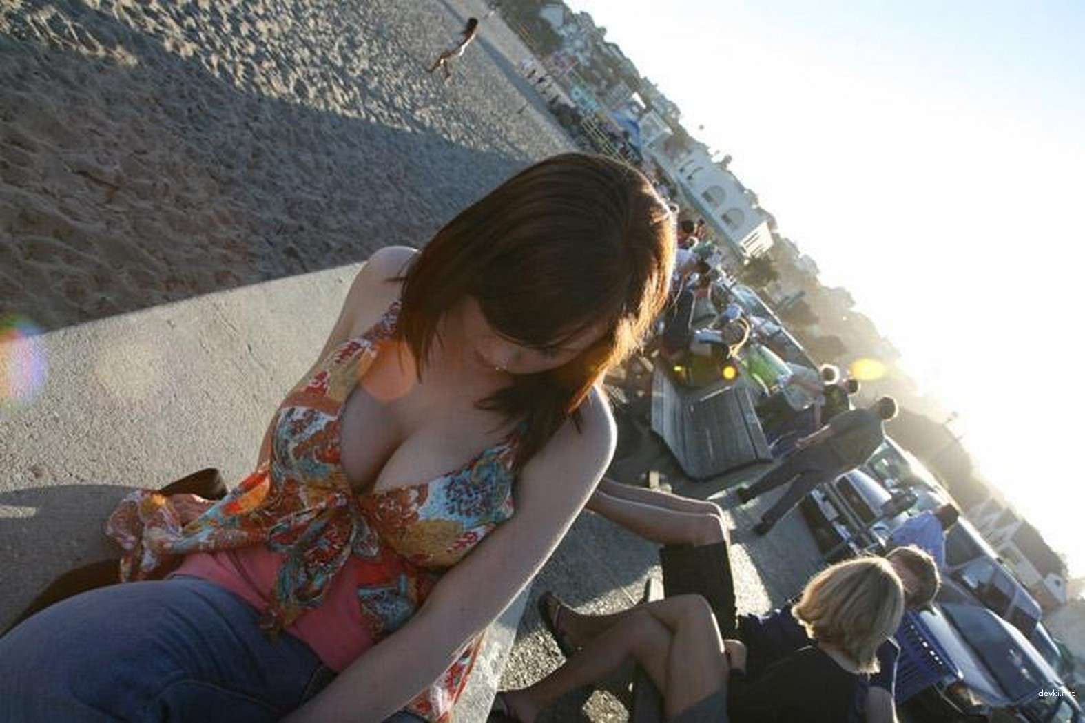 Big Boobed Girl Servicing Boyfriend: Amateur Porn Photo