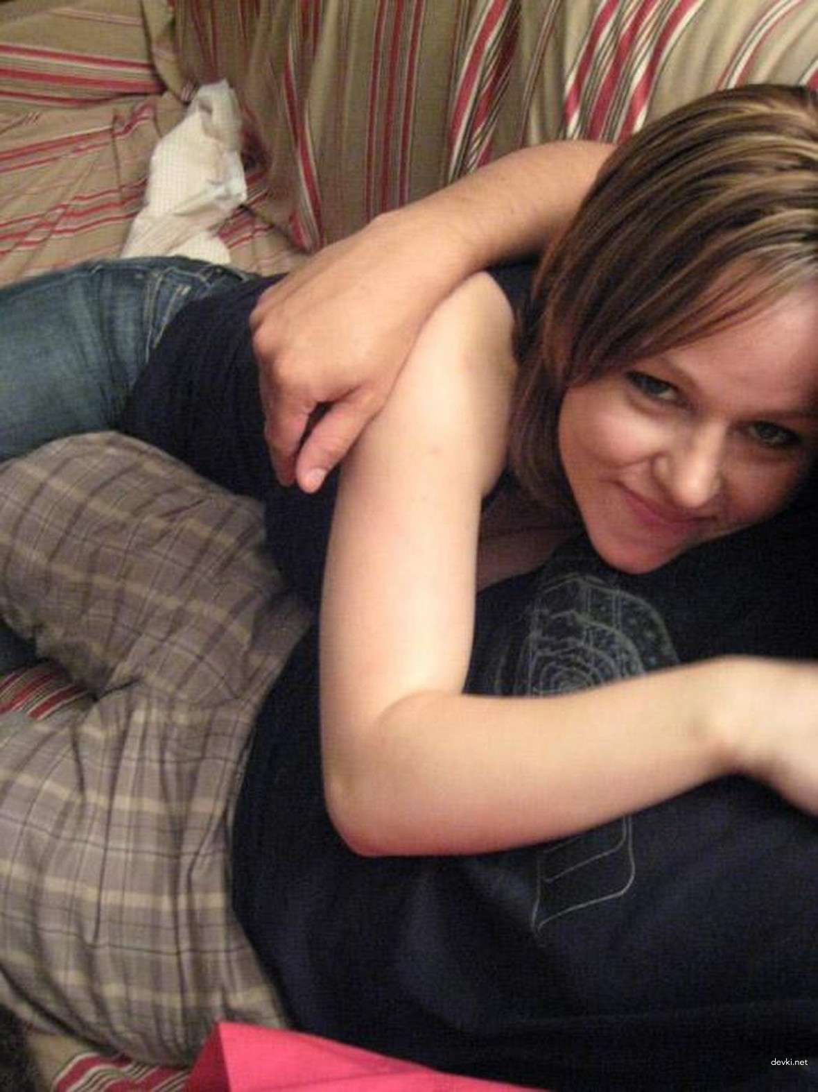 Big Boobed Girl Servicing Boyfriend: Amateur Porn Photo