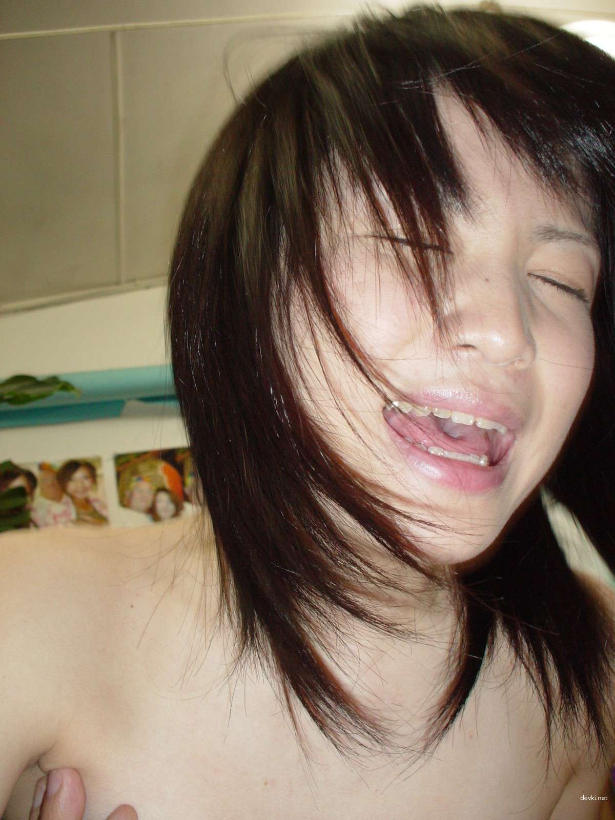 Asian Slut Sucks Big Cock - Amateur Blowjob Porn Photo