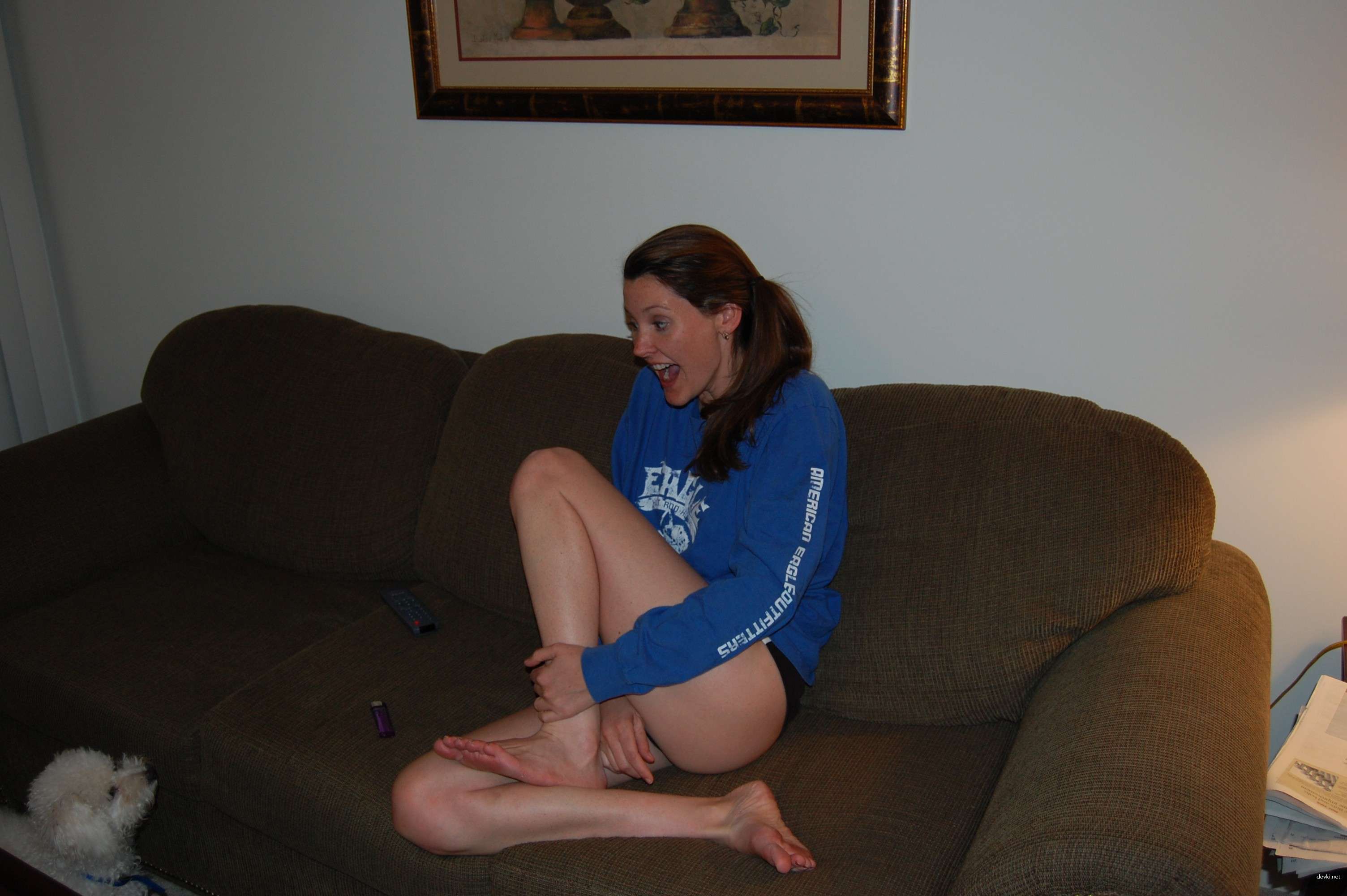 Explicit Amateur Pussy Flash and Cock Sucking Photo