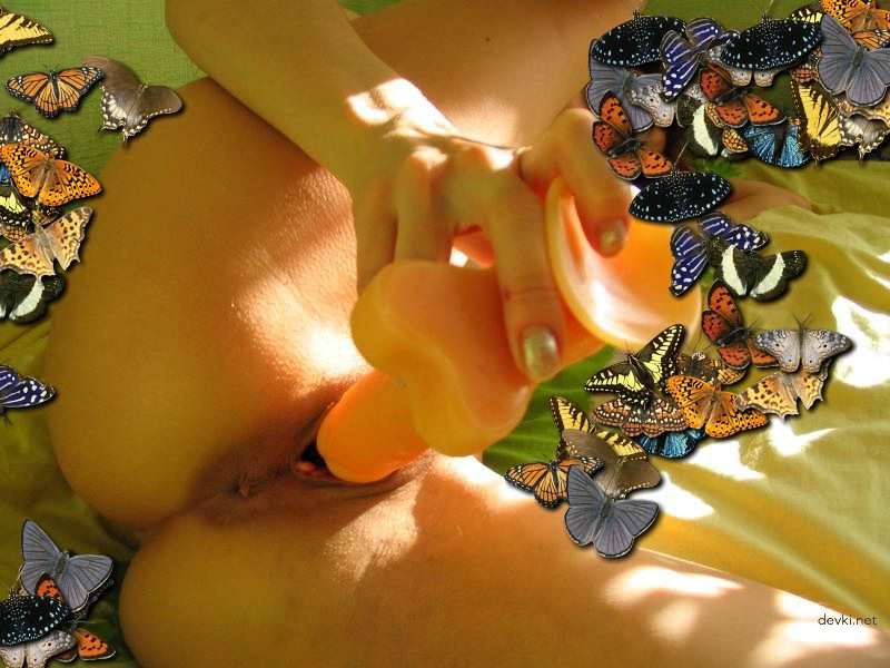 Naked girl masturbating - Explicit amateur porn photo for adults