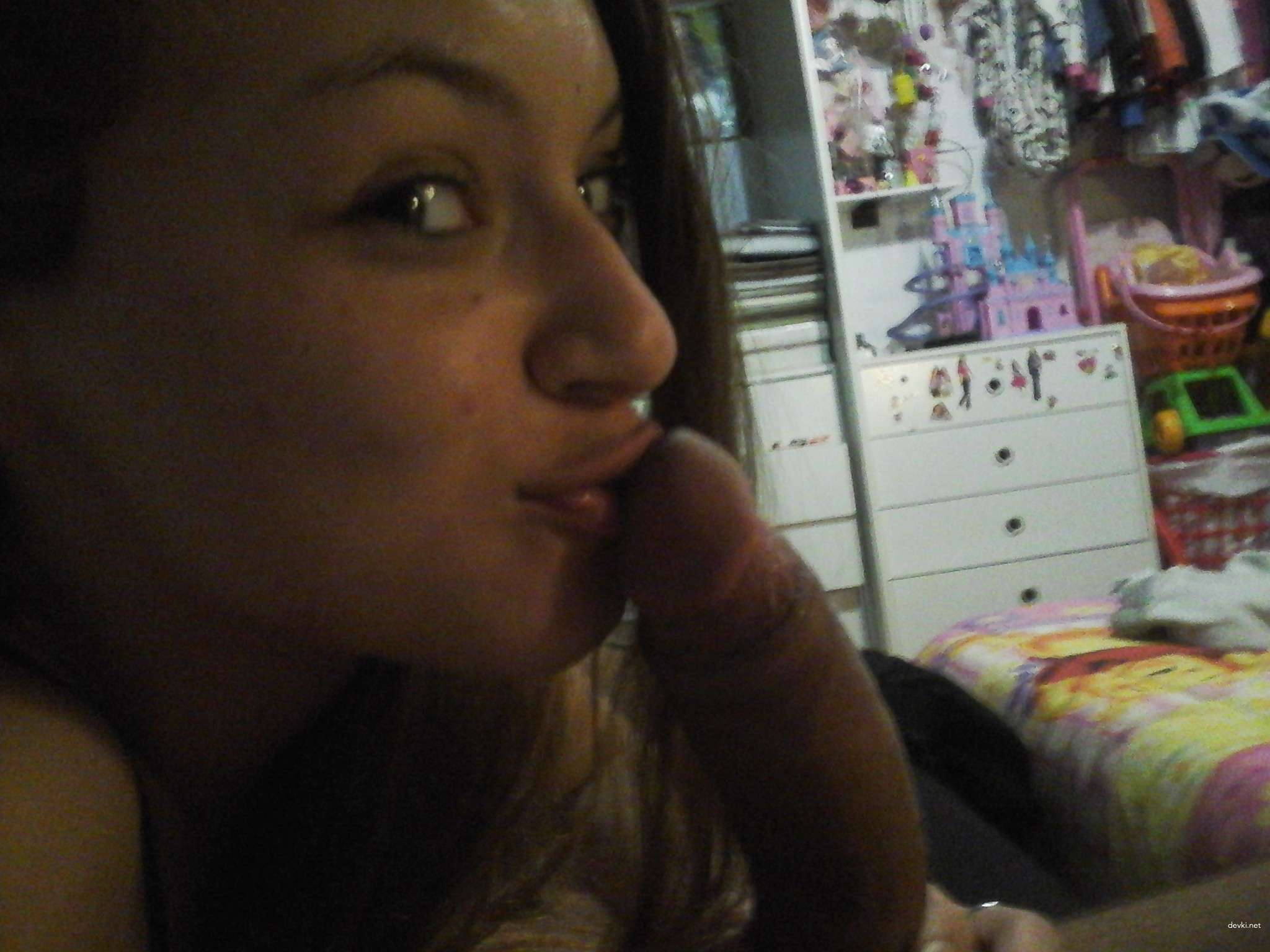 Hot Babe with Amazing Ass Sucks Cock - Amateur Porn Photo