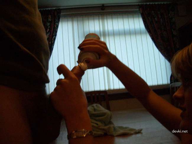 Delicious Cream-Filled Cock Amateur Porn Photos