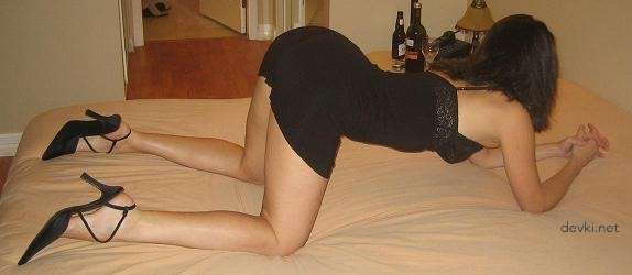 Slender Brunette with Two Guys: Explicit Amateur Porn Photo