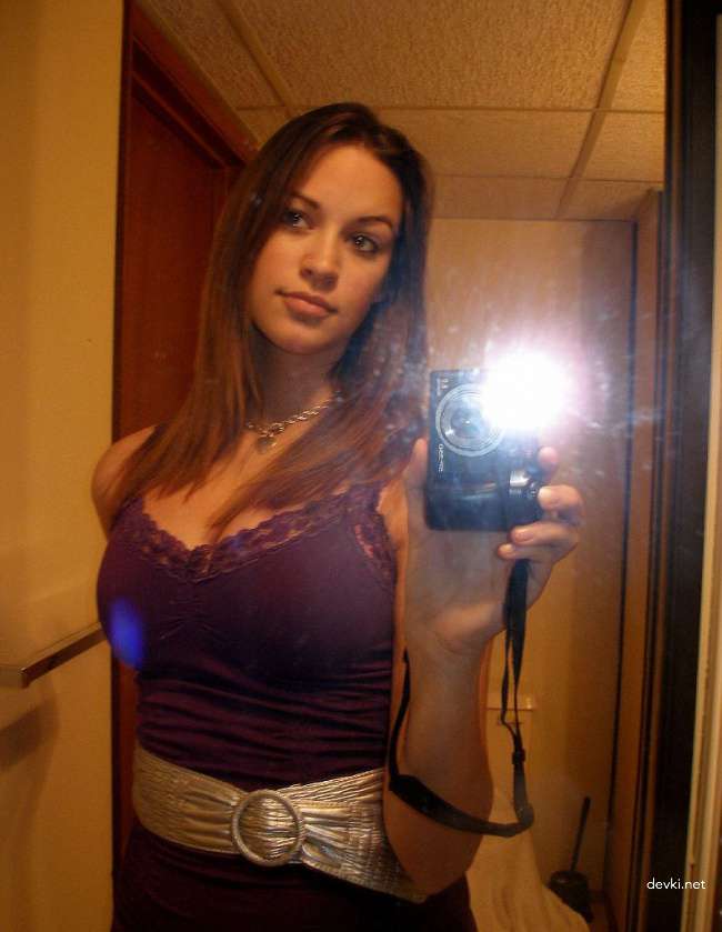 Explicit Selfie Photo: Amateur Russian Girl's Personal Nude Selfie.
