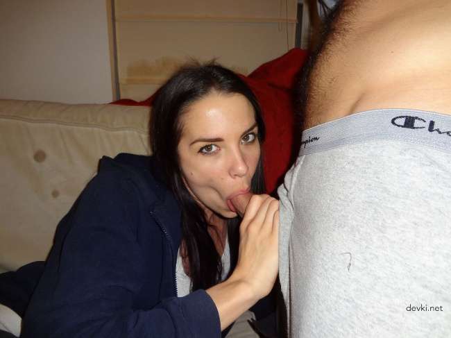 Young Amateur Blowjob Enthusiast in Explicit Porn Photo