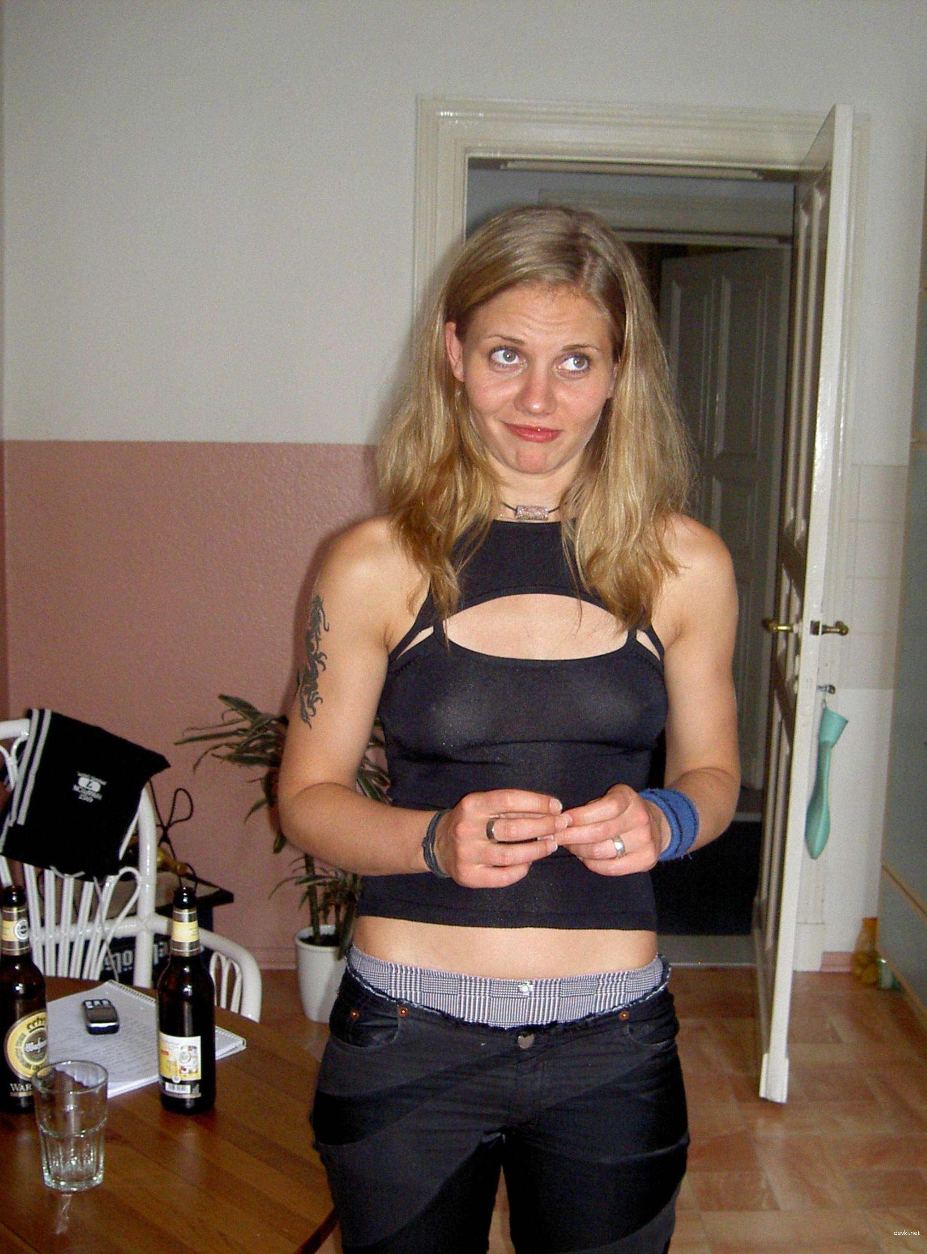 Double Blowjob: Two Hard Cocks in Mouth Amateur Porn Photo