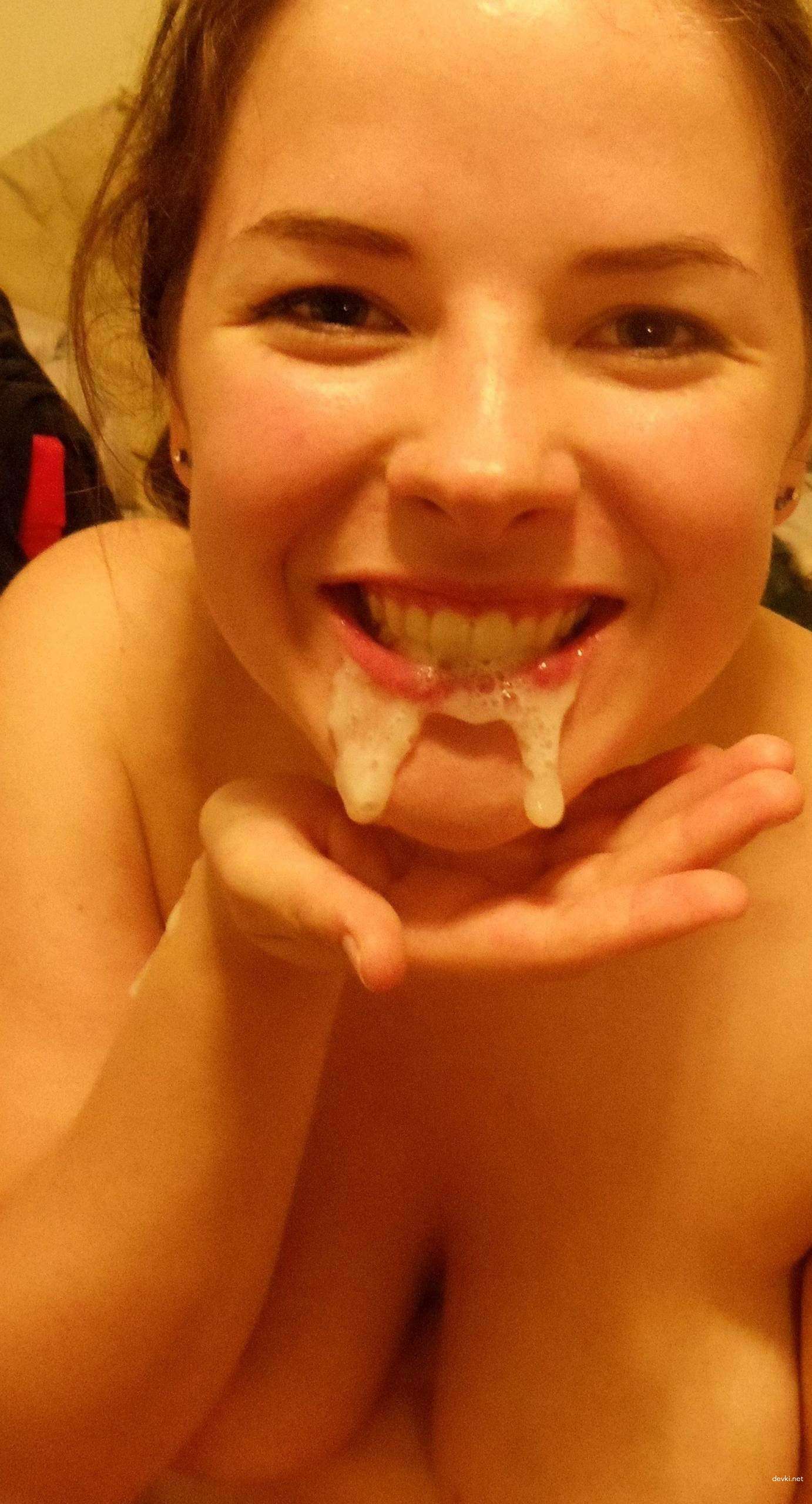 Facial Cumshot Amateur Porn Pics: Hot Cum on Face Action