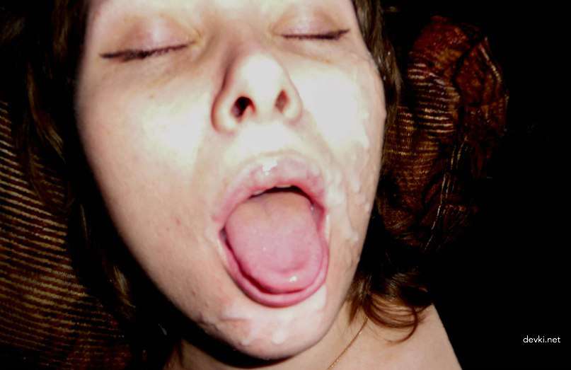 Amateur Slut Covered in Cum - Explicit Porn Photos