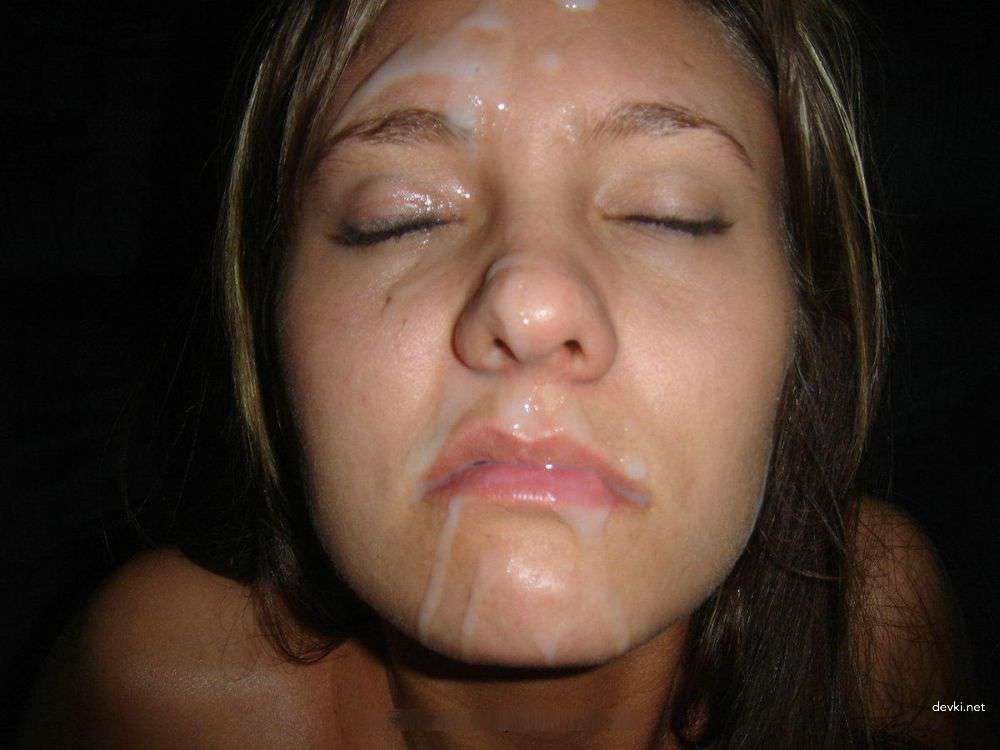Naked Blonde Covered in Cum: Amateur Porn Photo Explosion