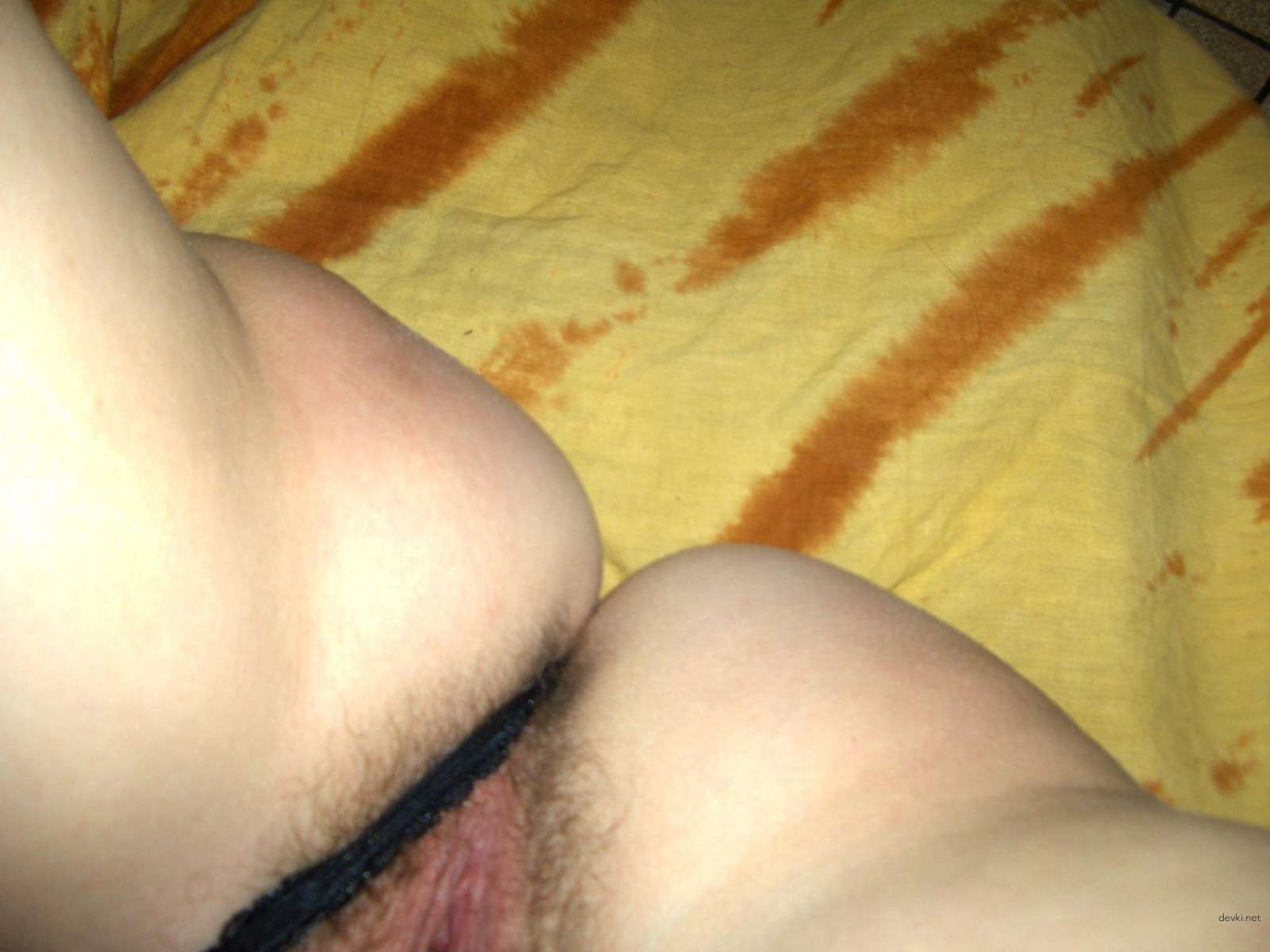 Beautiful Babe with Hairy Pussy in Amateur Porn Pic