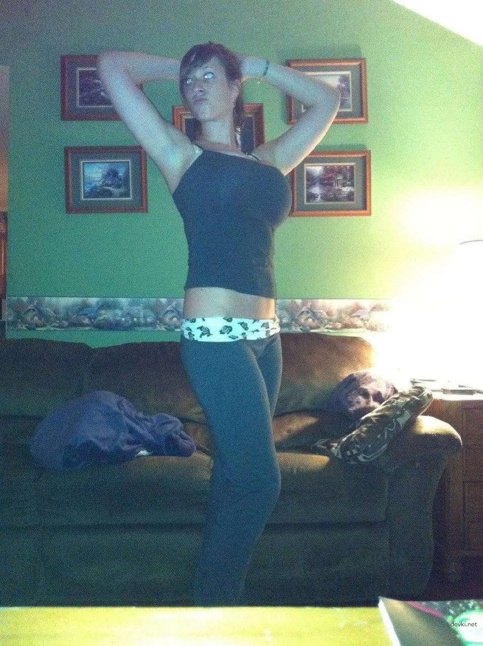 Amateur Busty Girlfriend - XXX Photos of Huge Boobs and Explicit Action