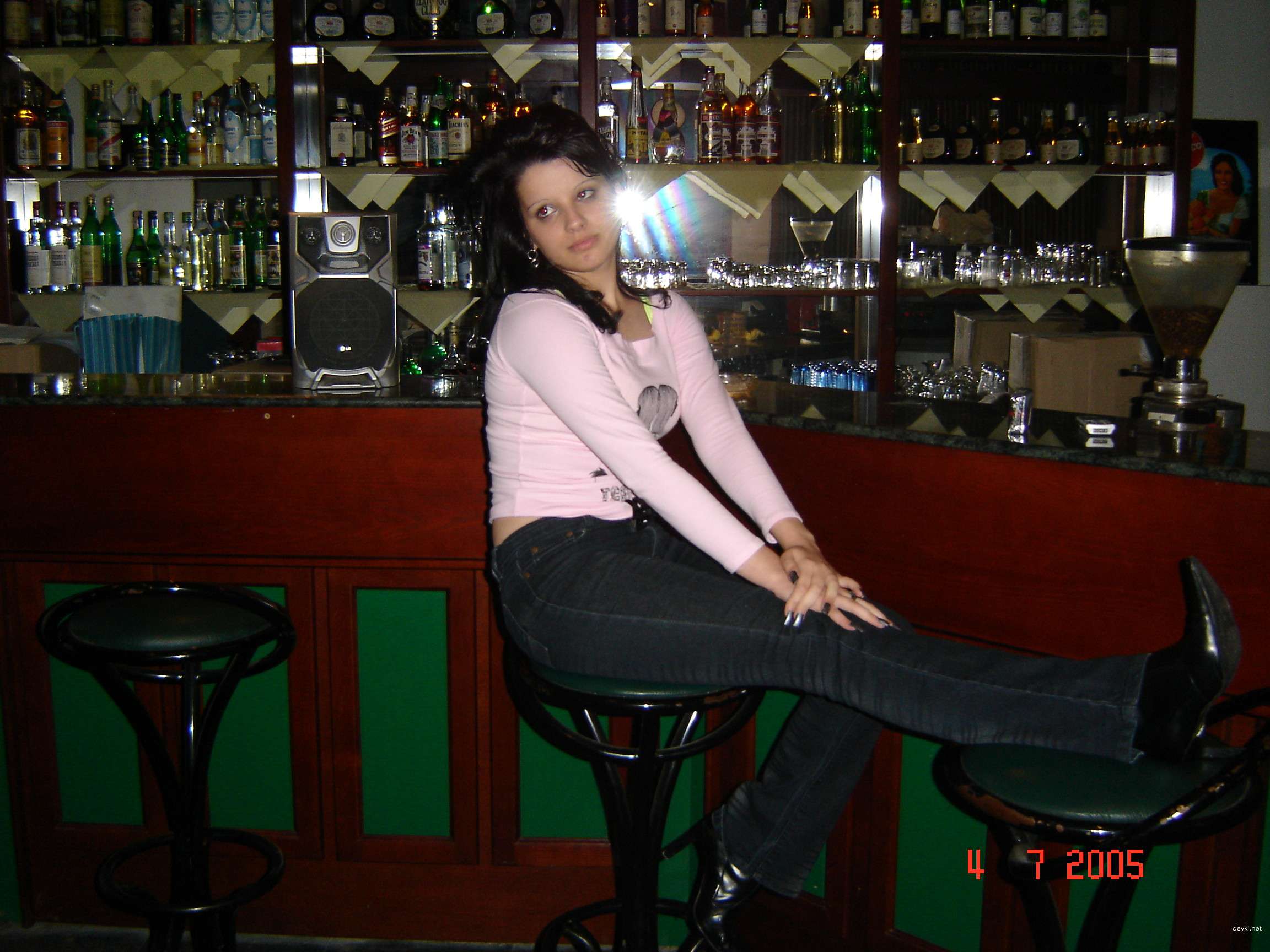 Brunette sucks cock and masturbates in amateur porn photo shoot