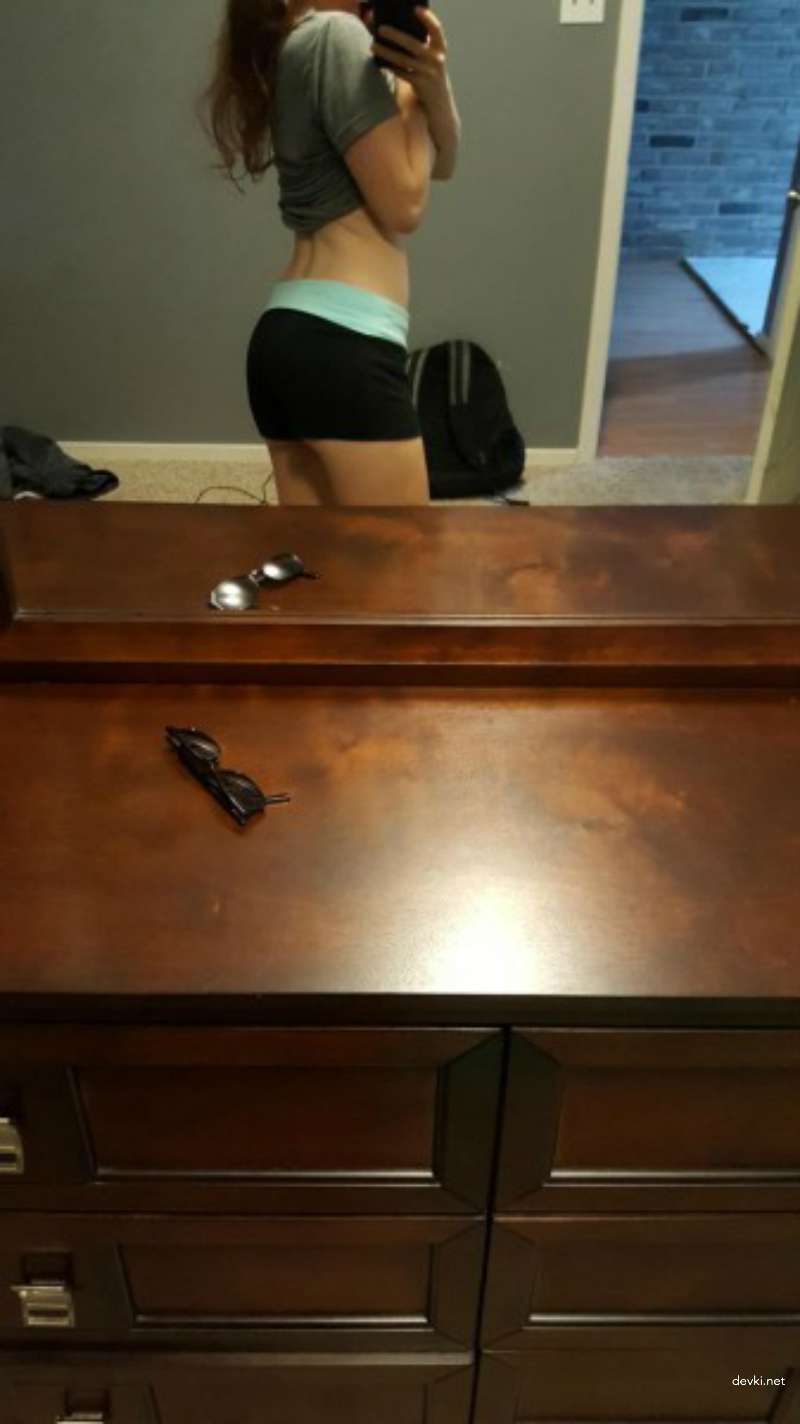 Amateur Redhead with Big Tits Private Photo Shoot