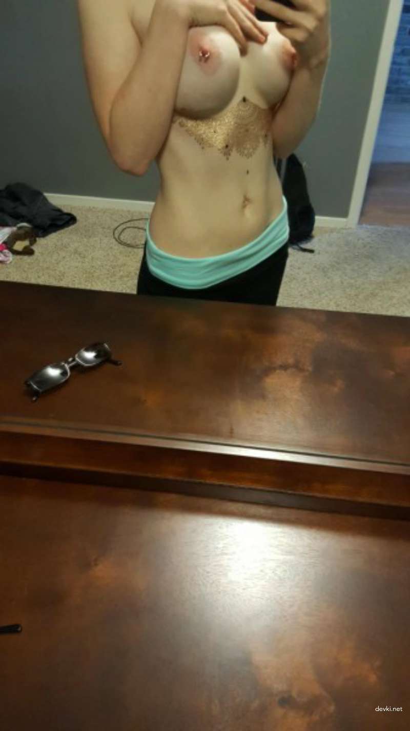 Amateur Redhead with Big Tits Private Photo Shoot