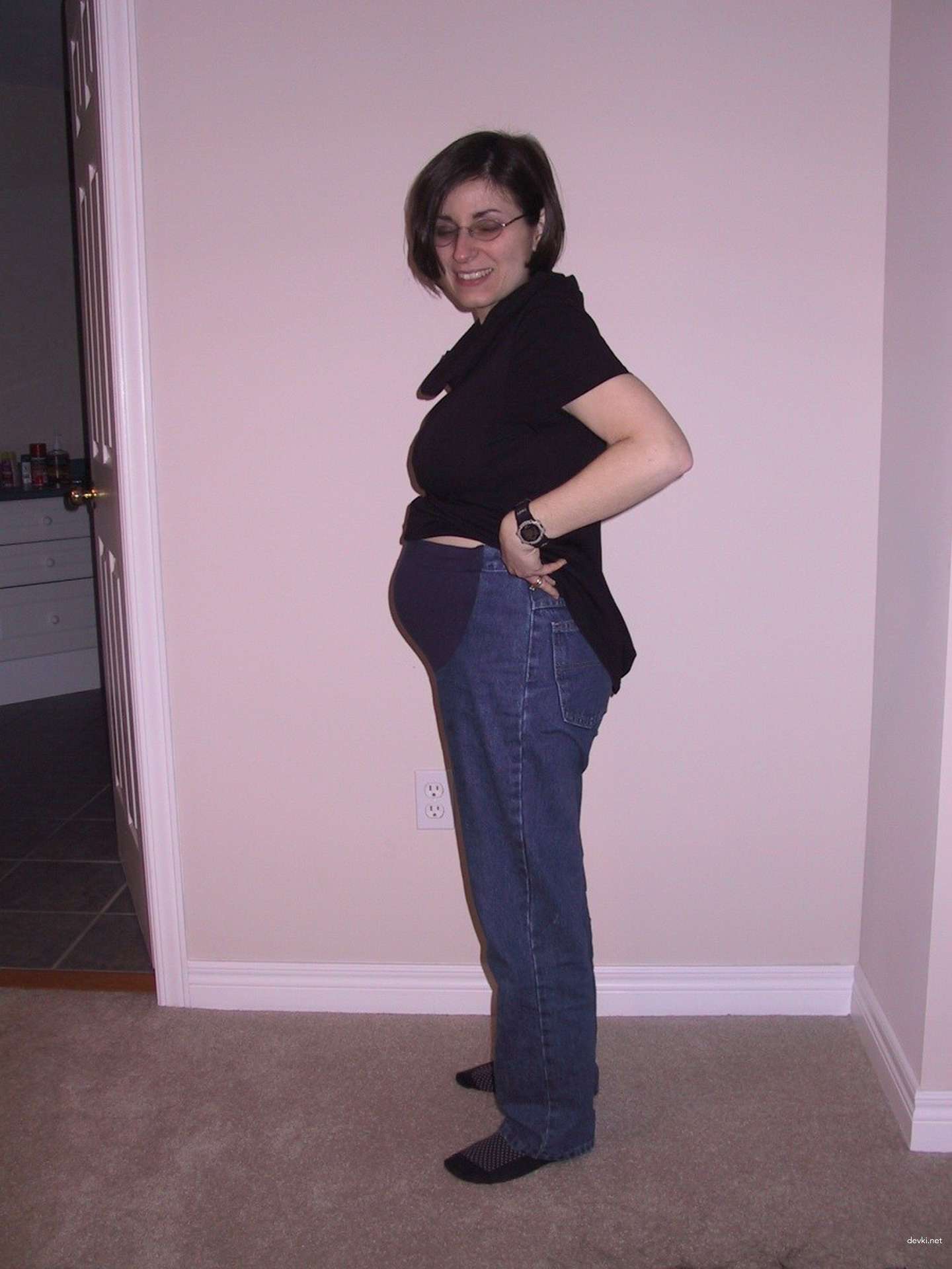 Pregnant Woman with Huge Tits in Amateur Porn Photo