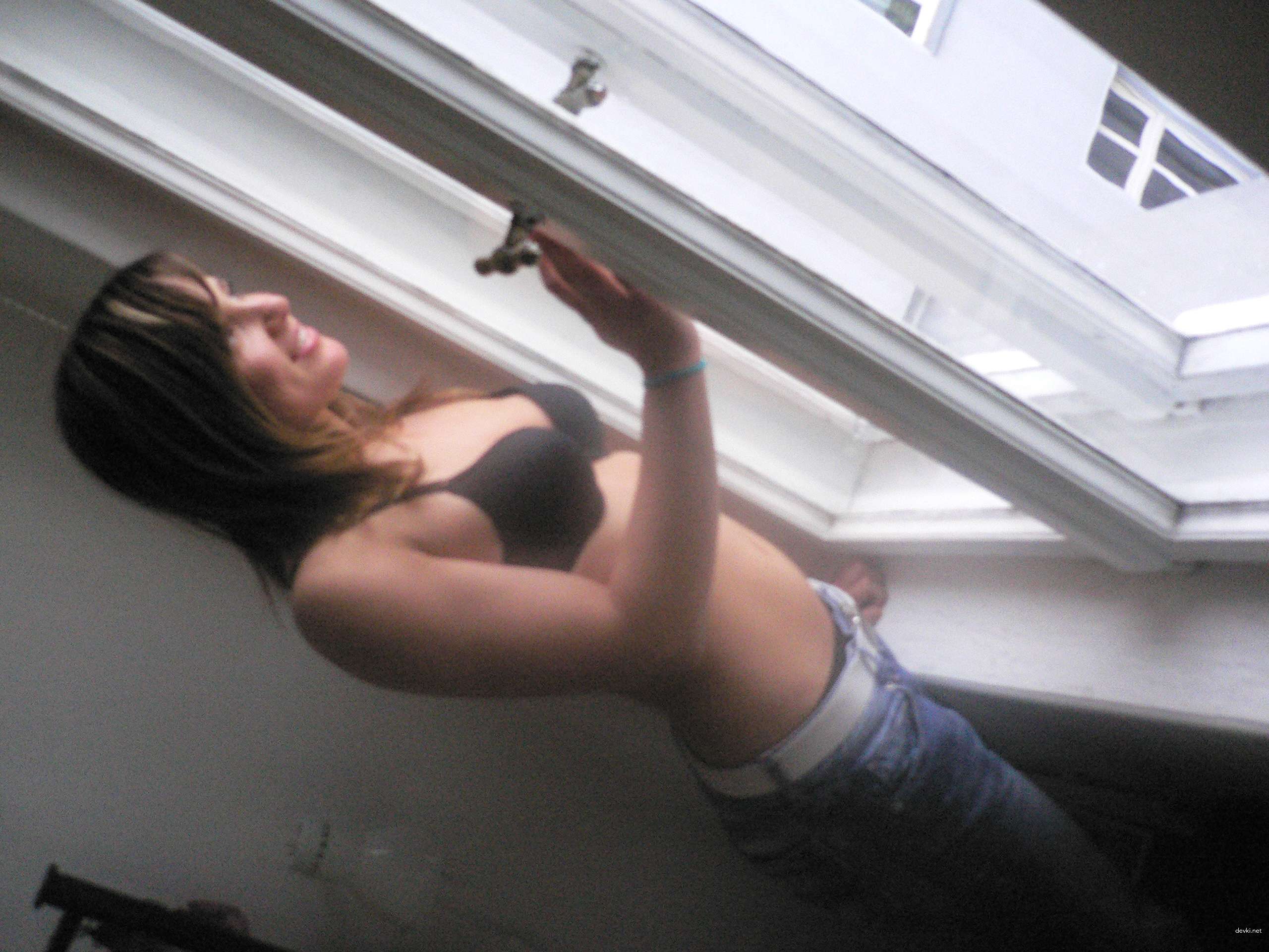 Sucking Cock and Clit Masturbation Amateur Porn Pic