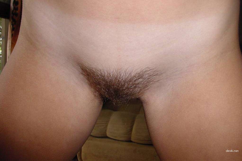 Explicit Amateur Photo: Nude Blonde with Hairy Pussy