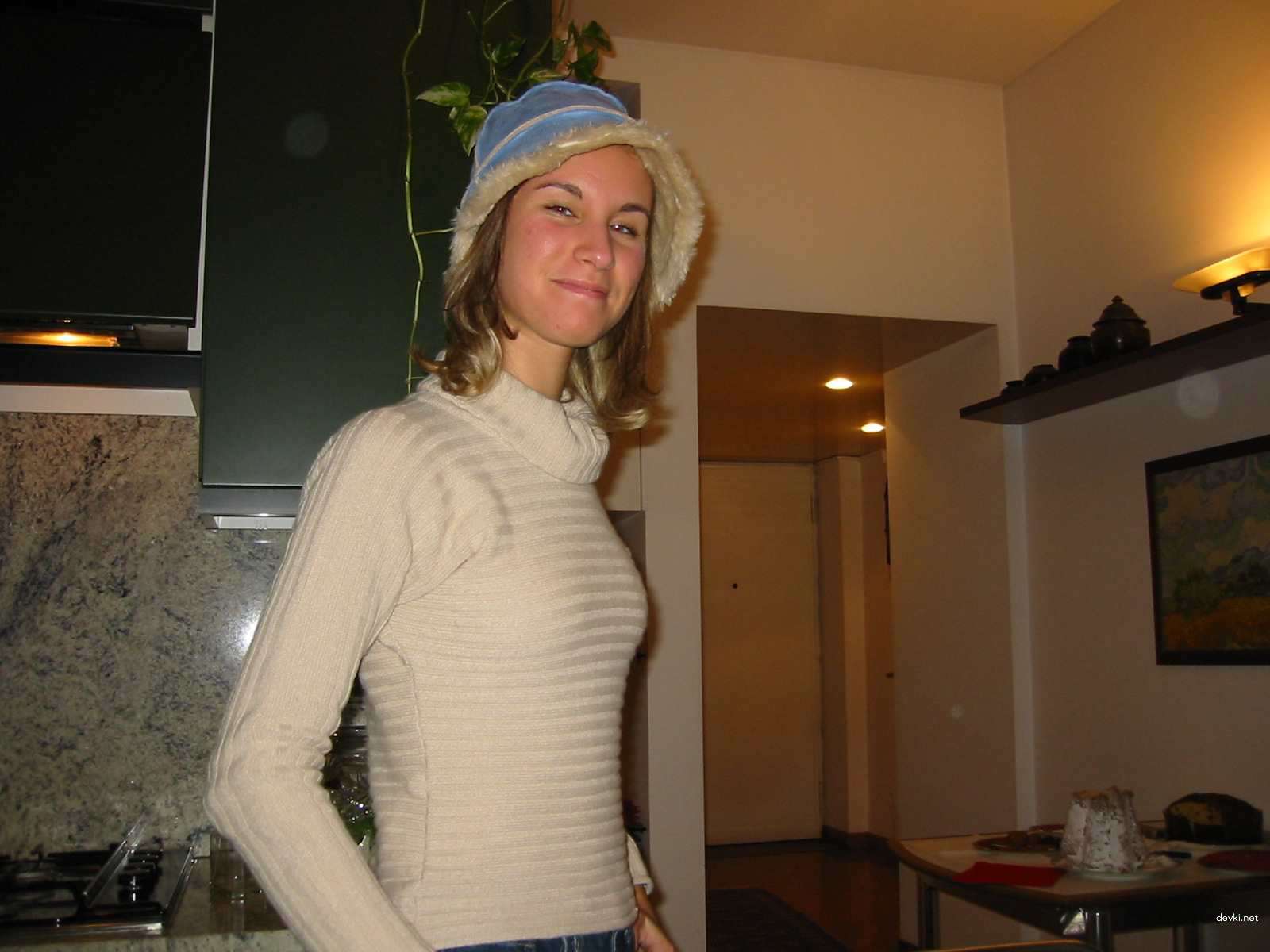 Attractive Blonde Sucking Cock - Explicit Amateur Blowjob Photo