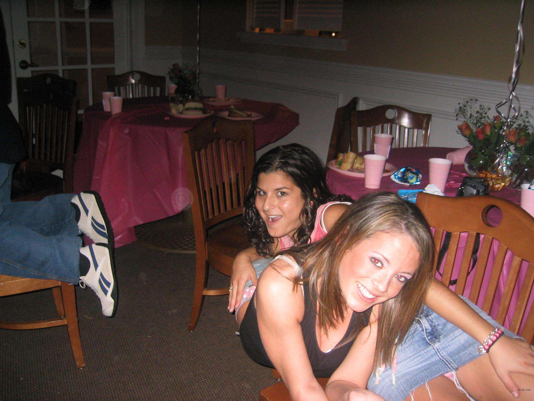 Drunk Girls Strip and Play - Amateur Porn Photos