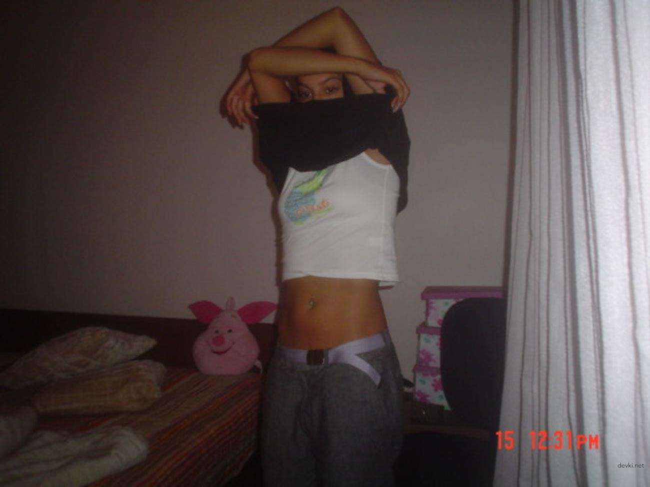 Horny Girlfriend Masturbates with Carrot - Explicit Amateur Porn Photo