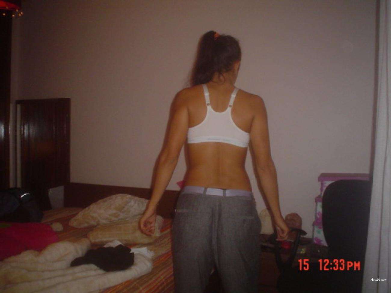 Horny Girlfriend Masturbates with Carrot - Explicit Amateur Porn Photo