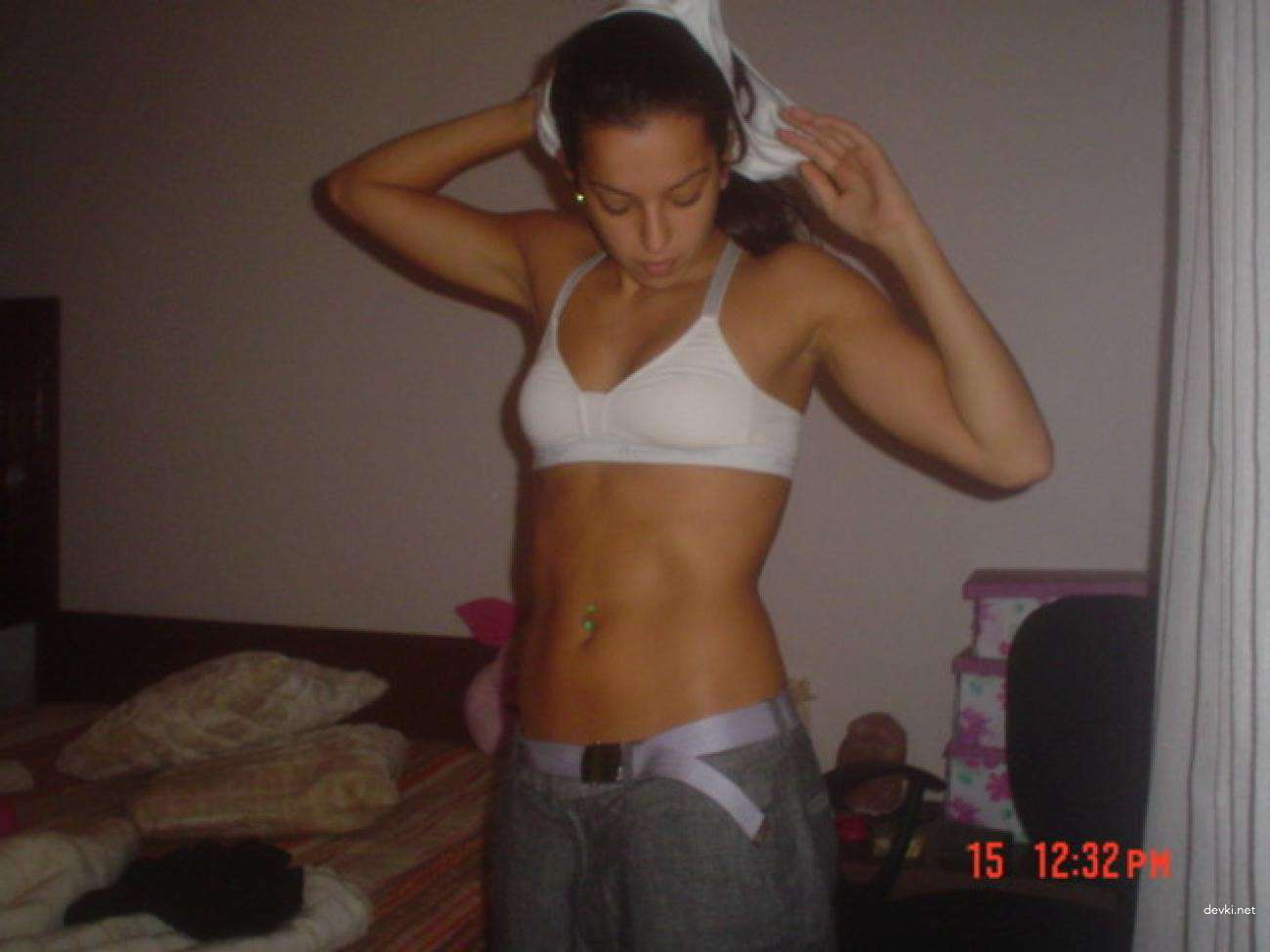 Horny Girlfriend Masturbates with Carrot - Explicit Amateur Porn Photo