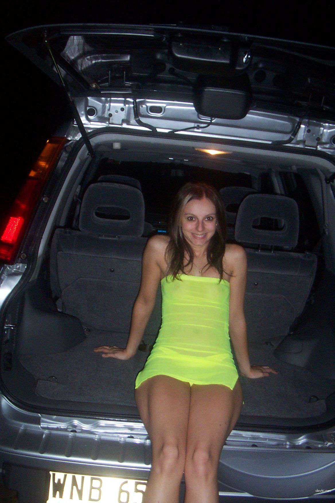 Slender Nude Girl Poses Explicitly in Amateur Photo Shoot
